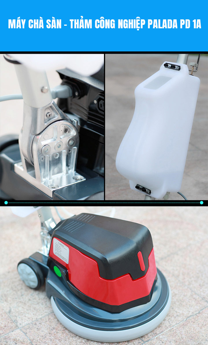 bộ phận cấu tạo máy chà sàn - thảm công nghiệp Palada PD 1A