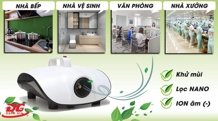 Máy khử mùi Kumisai KMS 2088 lọc khí độc, bảo vệ sức khỏe con người