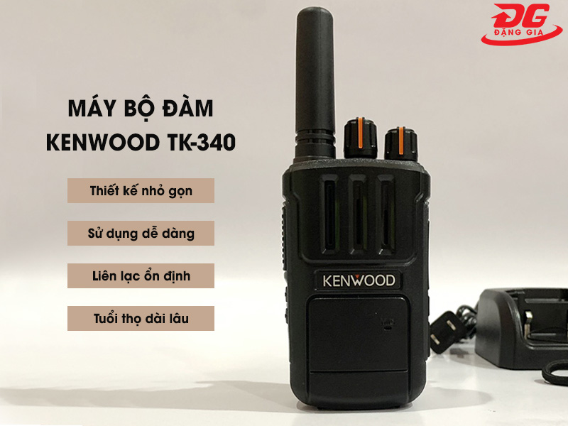 Ưu điểm của bộ đàm chính hãng Kenwood TK-340