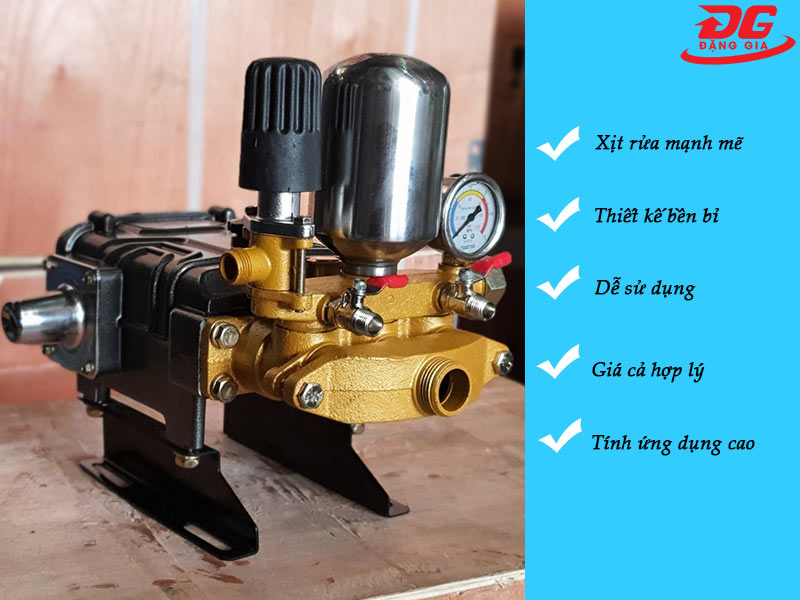 Những ưu điểm nổi bật của đầu rửa xe cao áp 2HP