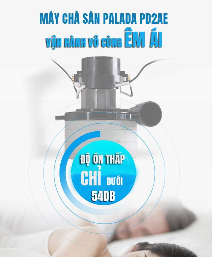 Thiết bị được vận hành với độ ồn vô cùng thấp