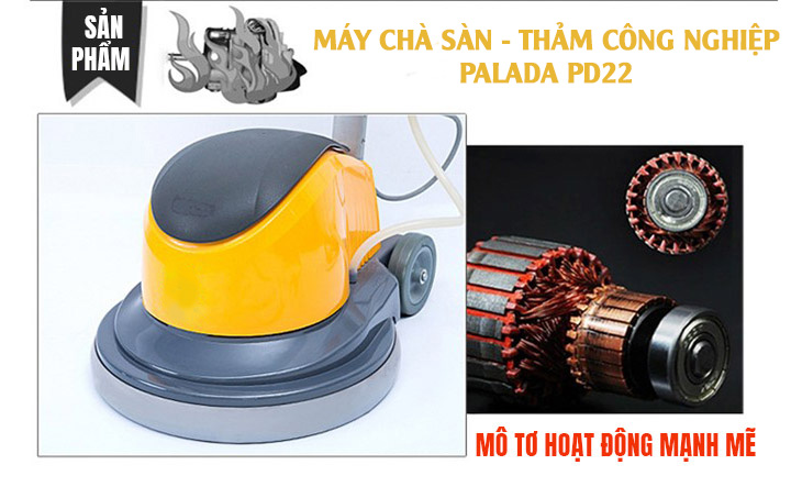 mô tơ máy chà sàn - thảm công nghiệp Palada PD 22