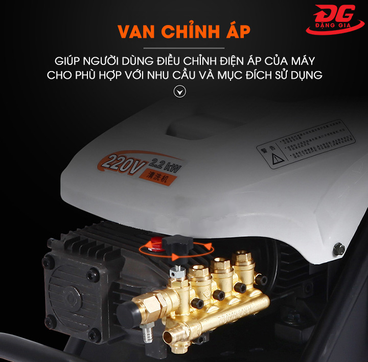 van chỉnh áp máy xịt rửa ô tô áp lực cao Lutian LT-19MC