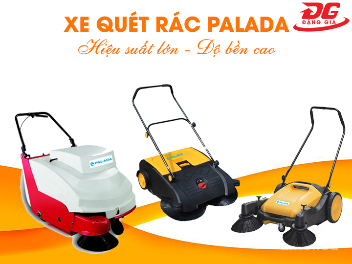 Xe quét rác Palada đa dạng các Model