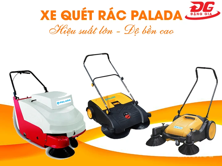 Xe quét rác Palada đa dạng các Model