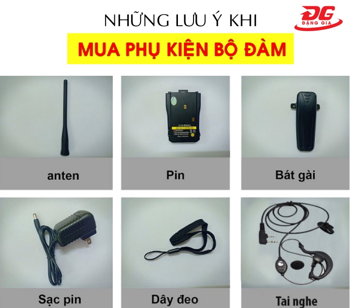 Cần lưu ý những điểm gì khi mua phụ kiện cho máy bộ đàm?