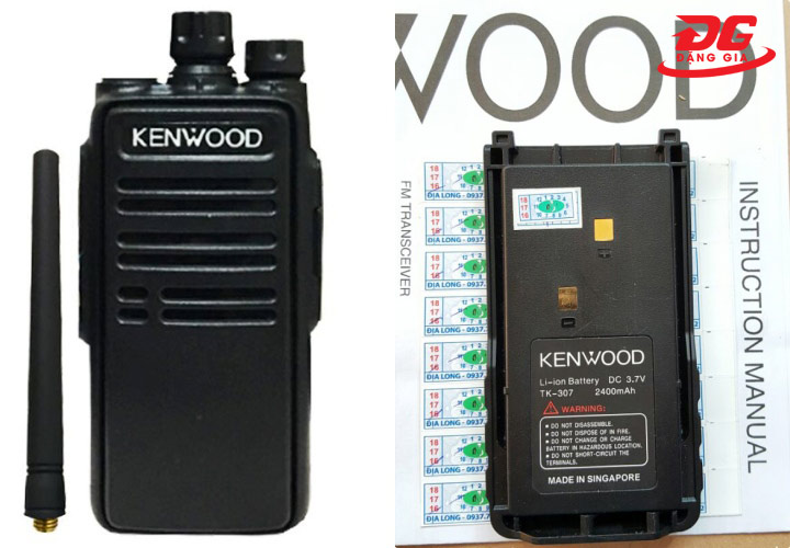 Pin máy bộ đàm Kenwood