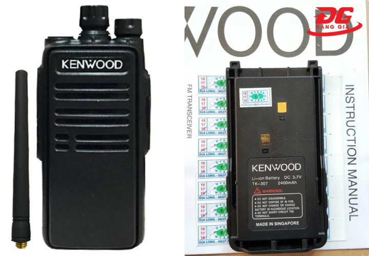 Pin máy bộ đàm Kenwood