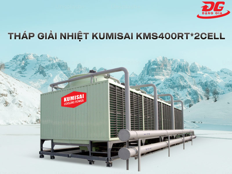 Tháp giải nhiệt Kumisai KMS400RT*2cell