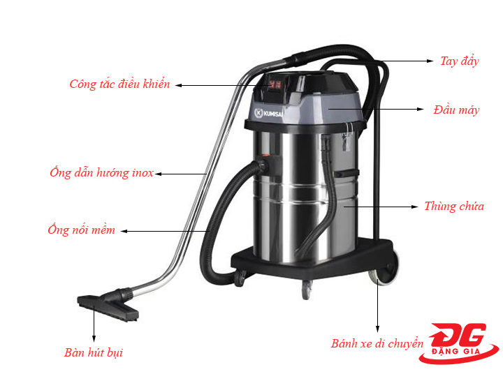 máy hút bụi công nghiệp Kumisai KMS 70A New