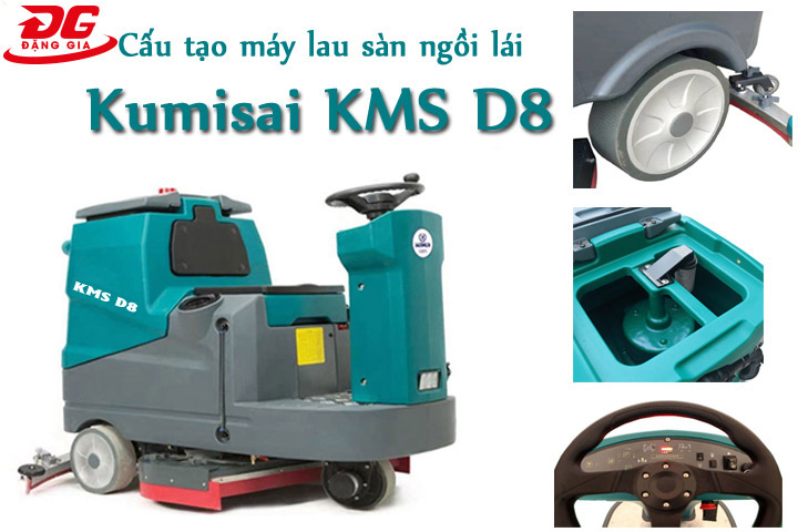 Cấu tạo Máy chà sàn Kumisai KMS D8