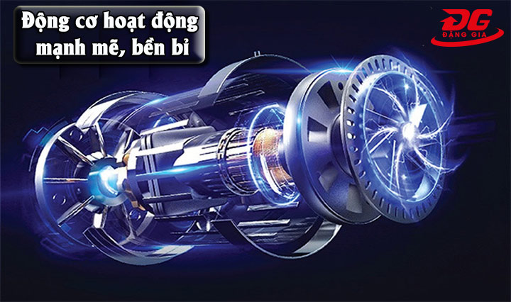 Máy lau sàn ngồi lái Kumisai KMS D7 có động cơ mạnh mẽ