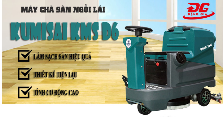 Máy chà sàn ngồi lái Kumisai KMS D6