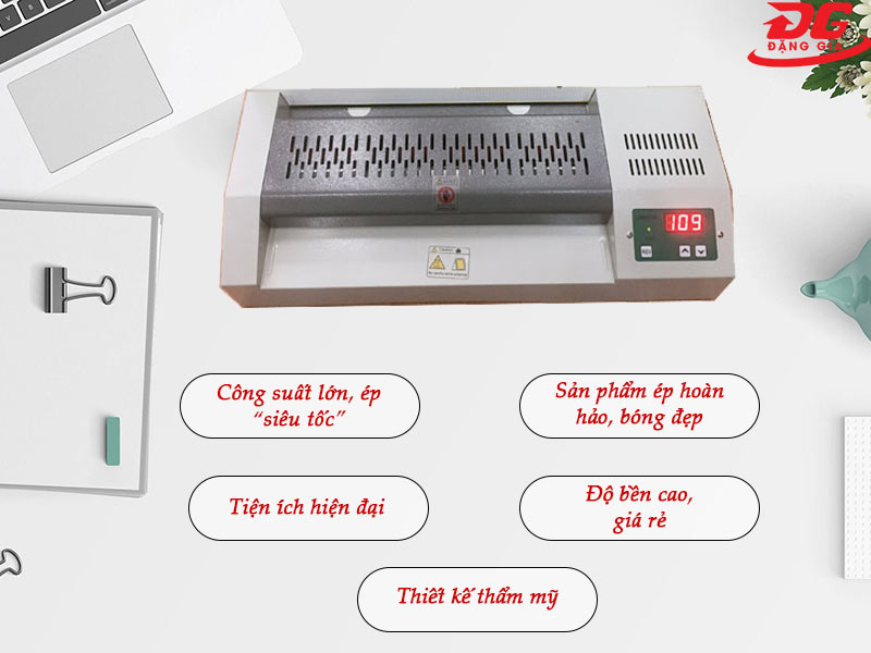 Các ưu điểm của máy ép plastic Laminator A3 YT-330