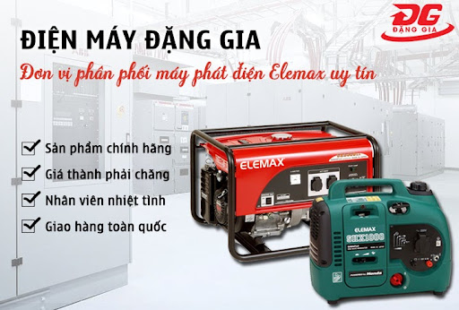 Địa chỉ bán máy phát điện Elemax chính hãng, uy tín