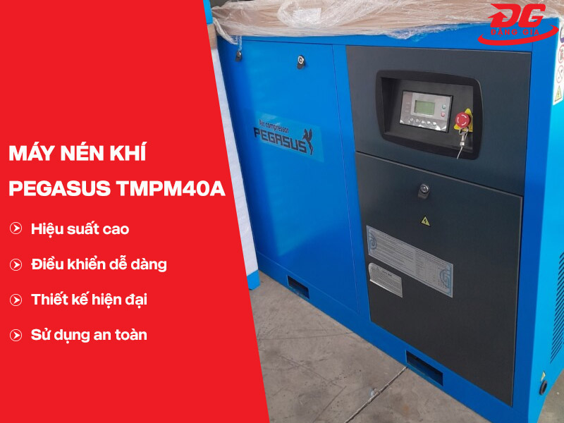 Ưu điểm nổi bật của máy nén khí trục vít Pegasus TMPM40A