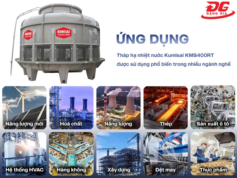 Tháp Kumisai KMS400RT có ứng dụng đa dạng