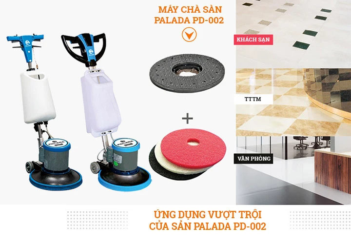 Palada PD-002 được sử dụng trong nhiều môi trường khác nhau