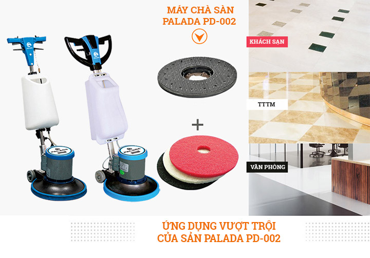 Palada PD-002 được sử dụng trong nhiều môi trường khác nhau