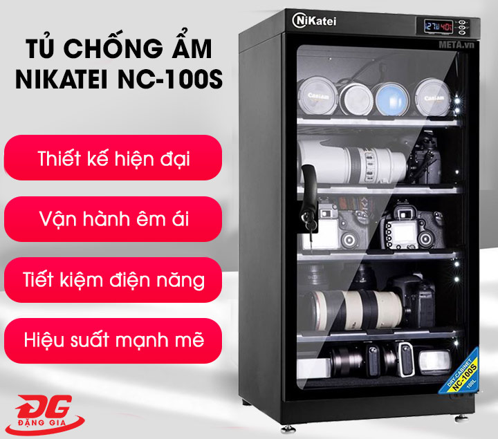 Ưu điểm nổi trội của tủ chống ẩm Nikatei NC-100S (100L)