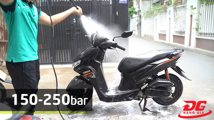 Áp lực làm việc từ 150-250 bar
