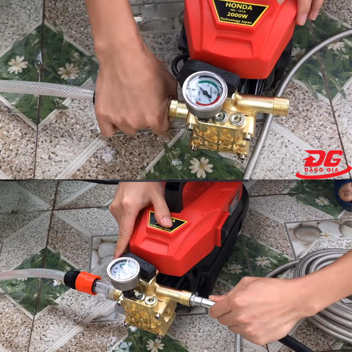 Cách lắp đặt máy rửa xe Honda HD 101A