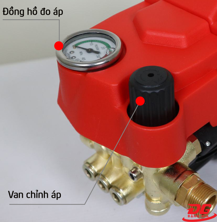 Dễ dàng điều chỉnh áp lực nước nhờ van chỉnh áp