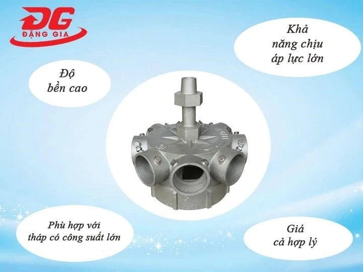 Đặc điểm của đầu phun nước làm bằng kim loại