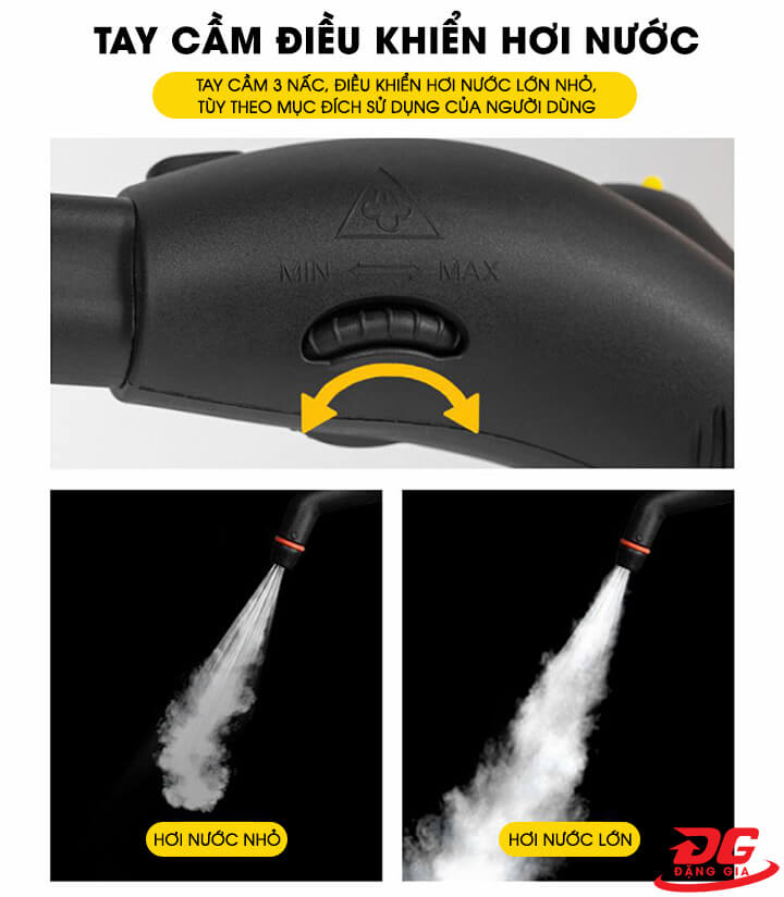 tay cầm điều khiển hơi nước nóng Kumisai KMS02