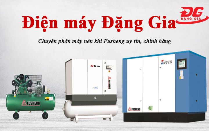 Điện máy Đặng Gia là đơn vị uy tín chuyên phân phối các loại máy nén khí Fusheng chính hãng, giá tốt