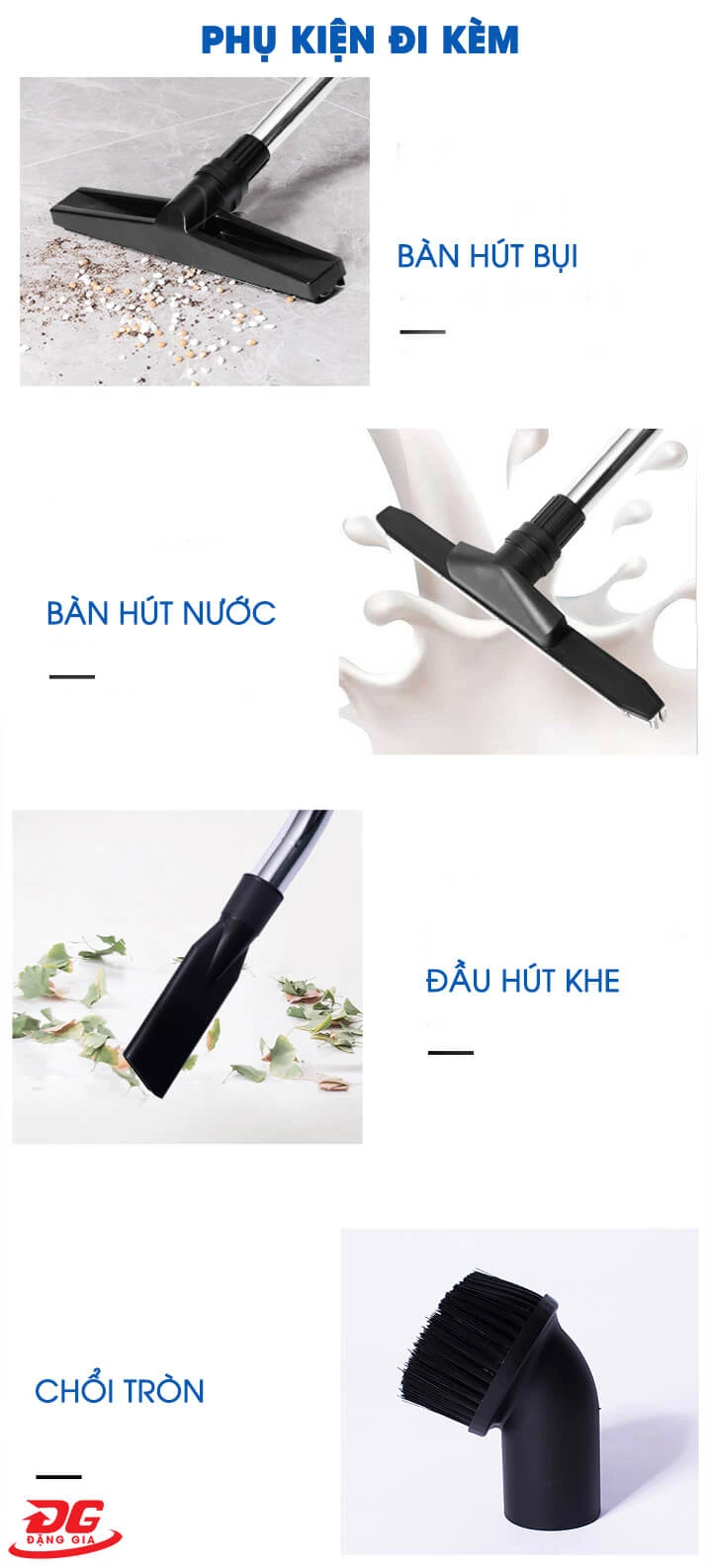 phụ kiện Máy hút bụi công nghiệp Supper Clean SC70