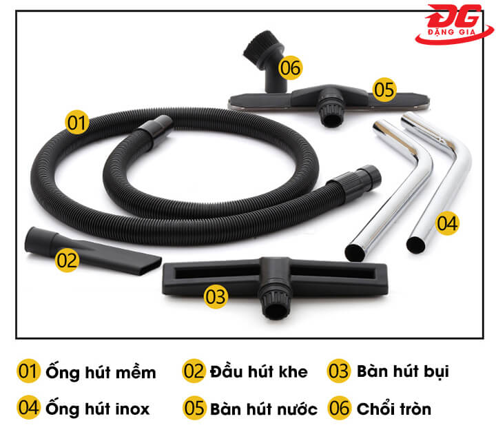 Phụ tùng máy hút bụi 80L giá rẻ