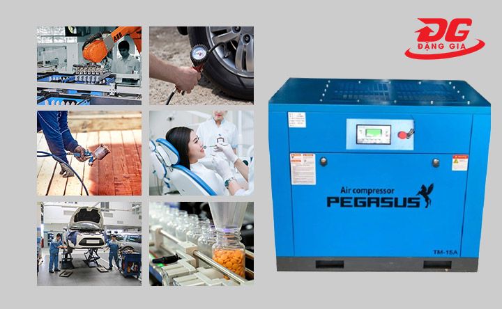 Các ứng dụng phổ biến của máy bơm hơi PEGASUS