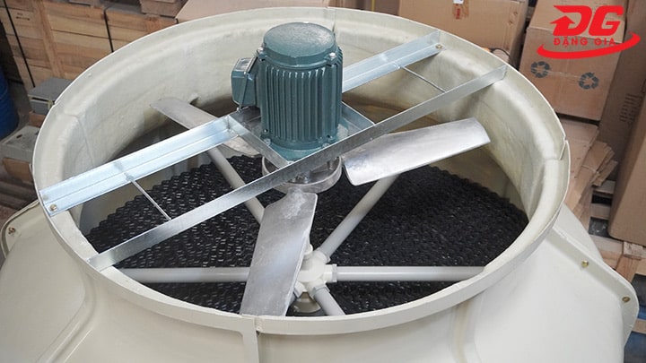 Vị trí của cánh quạt tháp giải nhiệt