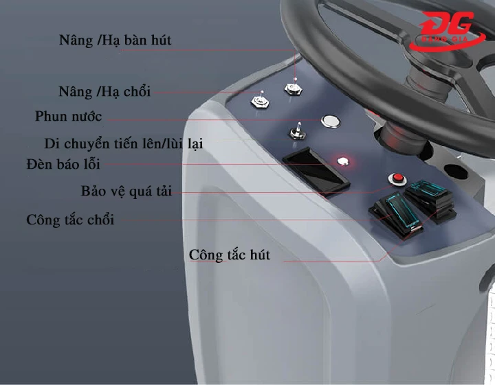 Bảng điều khiển máy lau sàn nhà Kumisai KMS-X6