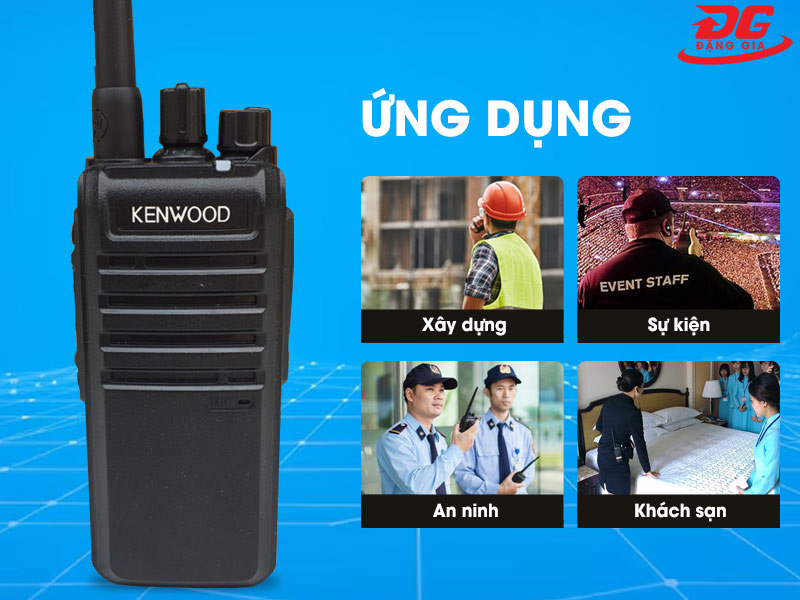 Ứng dụng của bộ đàm giá rẻ Kenwood TK 1000