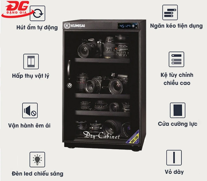 Tủ chống ẩm Kumisai DHC 100
