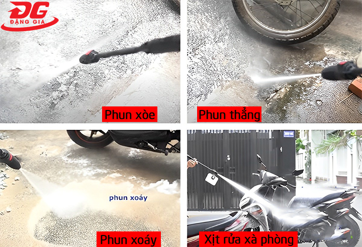 Các đầu phun của máy rửa xe Bosch Easy Aquatak 110 1300W