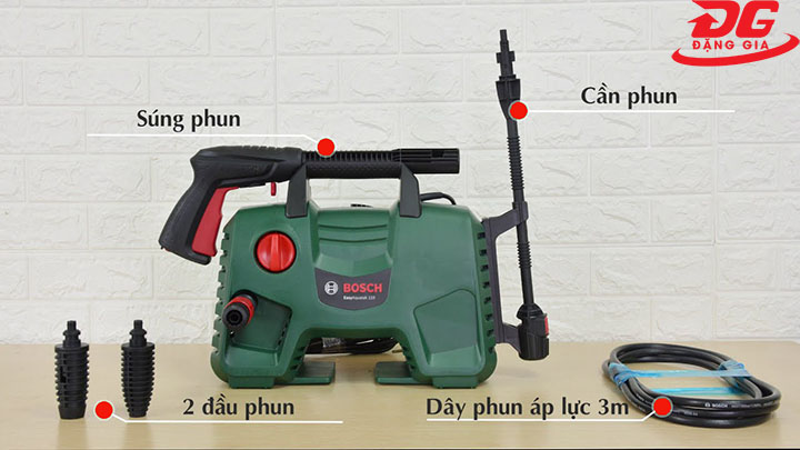 Cấu tạo Máy rửa xe Bosch Easy AQT 110 1300W