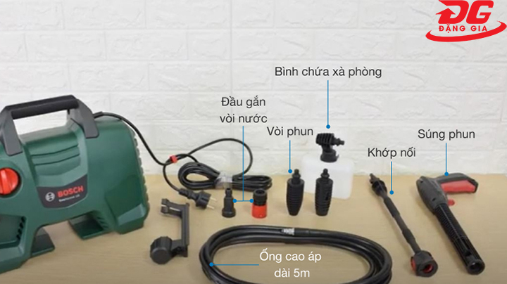 Bộ phụ kiện máy rửa xe Bosch Easy AQT 120 1500W