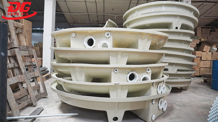 Đế bồn tháp giảm nhiệt kumisai