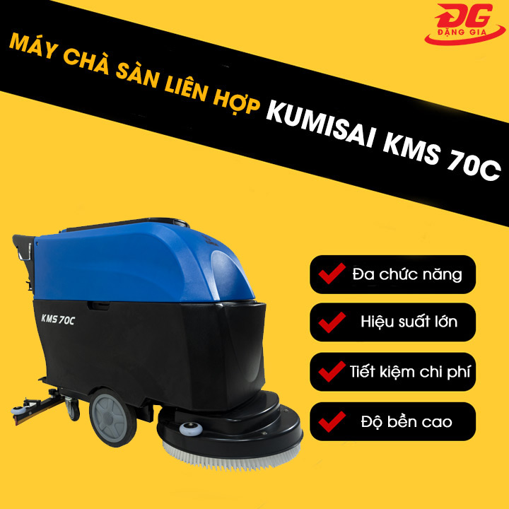 Ưu điểm của máy chà sàn liên hợp Kumisai KMS 70C