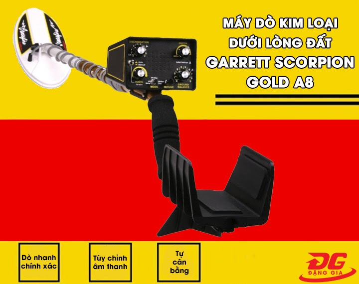 Ưu điểm máy dò kim loại dưới đất Garrett Scorpion Gold A8