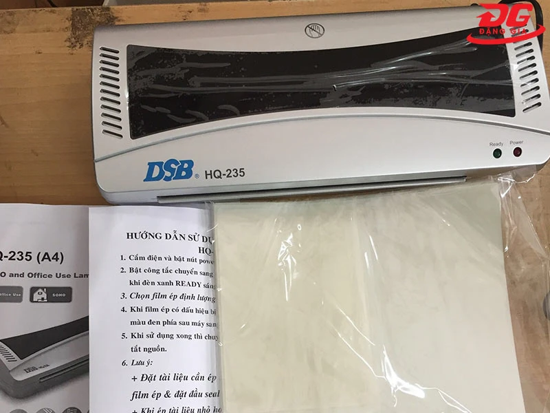 Máy ép plastic khổ A4 DSB HQ - 235 chính hãng