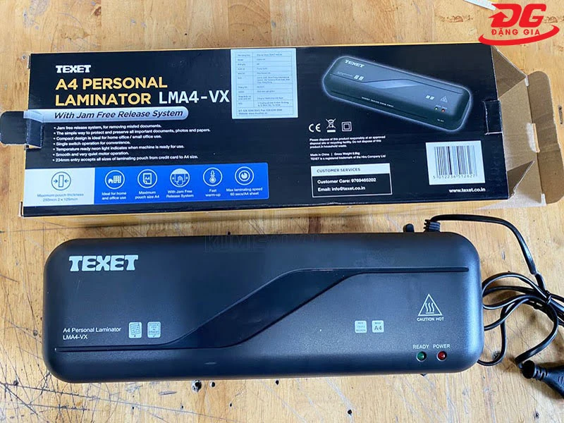 Máy ép plastic A4 giá rẻ Texet LMA4-VX