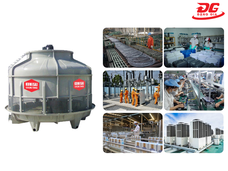 Ứng dụng đa dạng của tháp hạ nhiệt nước Kumisai KMS 125RT