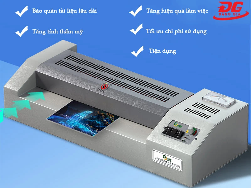 Các ưu điểm khi dùng máy ép plastic khổ A4