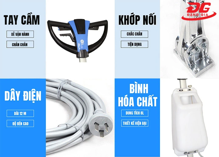đặc điểm cấu tạo máy chà sàn Supper Clean BD2AE