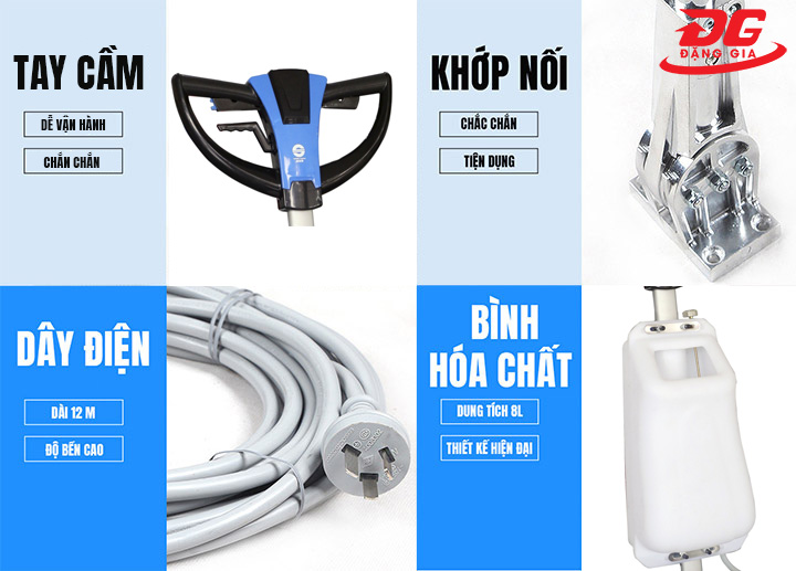 đặc điểm cấu tạo máy chà sàn Supper Clean BD2AE