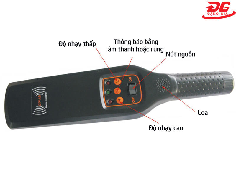 Hướng dẫn sử dụng máy dò kim loại cầm tay Scanner GP-140